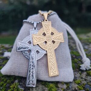 Gold Celtic Cross - Men