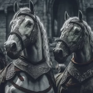 Celtic Irish Warrior Horses