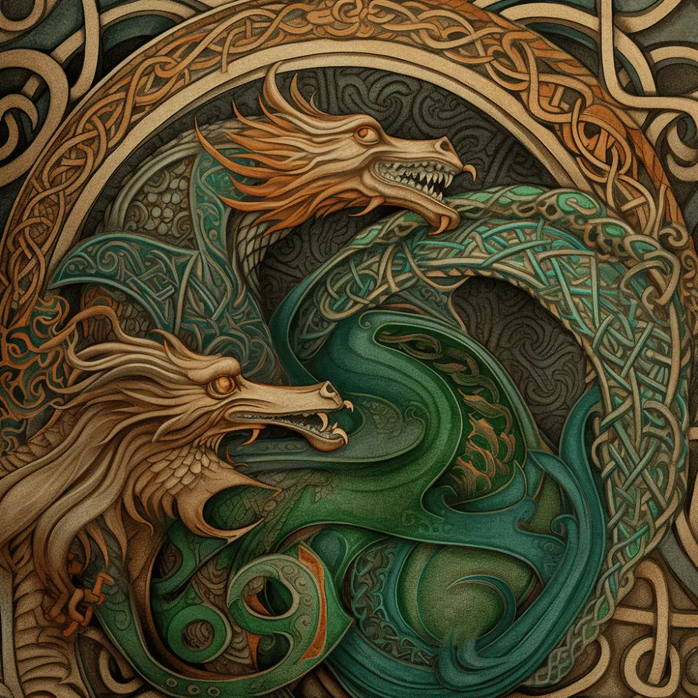 Celtic Dragons Artwork