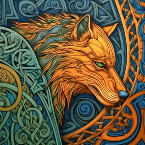 Wolves in Celtic Mythology -Artwork