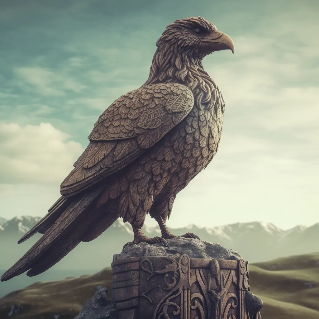 Celtic Bird - Raven