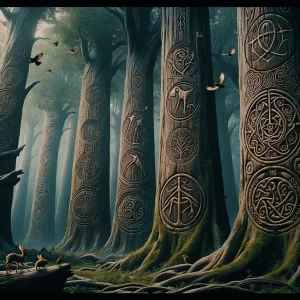 Celtic Animal Symbols on Celtic Trees